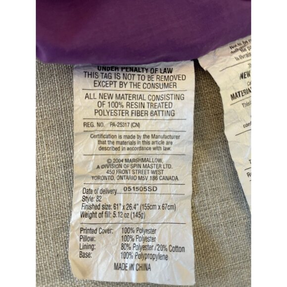 Vintage 2004 Dora the Explorer Boots Nick Jr Ready Bed Sleeping Bag Case Y2K - Picture 11 of 16